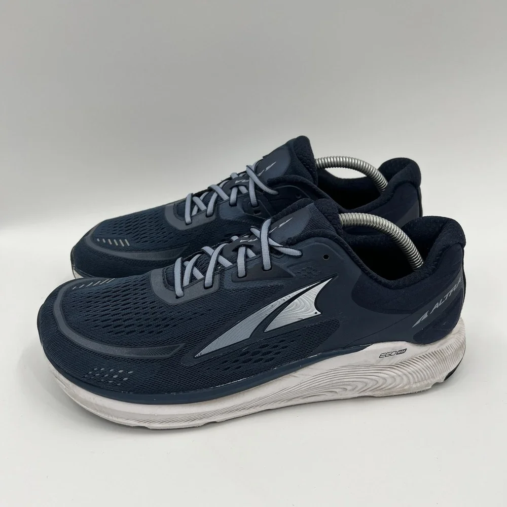 Altra Men's Navy Blue Athletic Running Shoes with Light Gray Accents